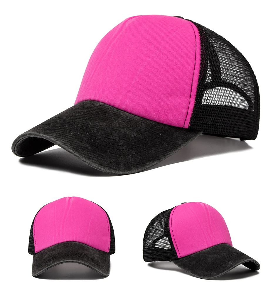 CNC Baseball Cap Männer Trucker Hut Mode Snapback für Frauen Hip Hop Vintage Sommer Visier Mesh Caps männlich y2k lässig im Freien – Detail 7