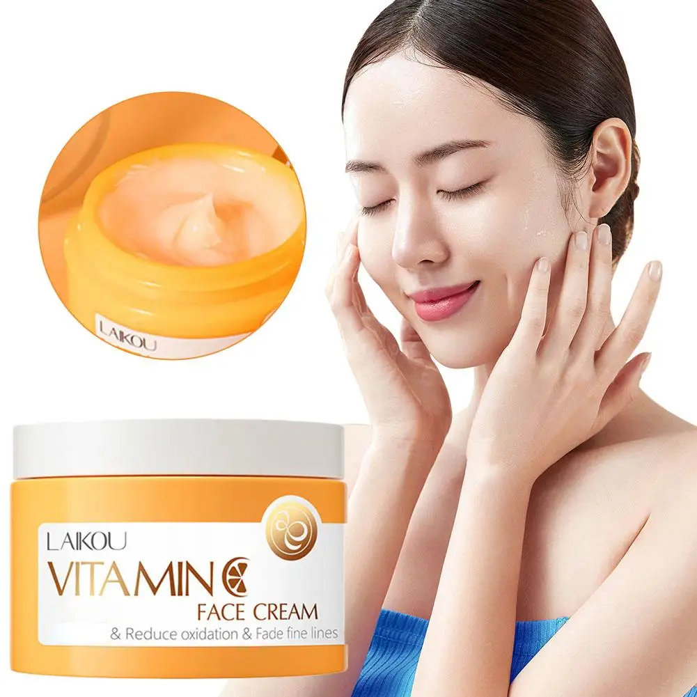 25g Vitamin C Face Cream Moisturizing Serum Fade Acne Marks Brightening Skin Care Essence For women 1pcs