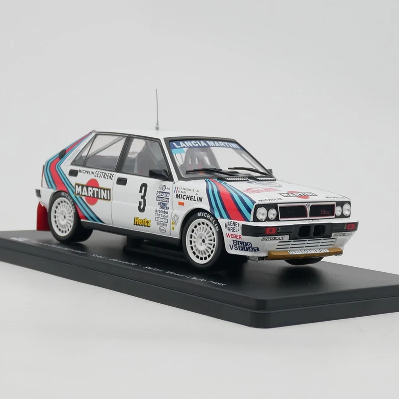 

Ixo масштаб 1:24 литой под давлением сплав Lancia Delta HF 4WD WRC 1986 игрушки модели автомобилей классика ностальгия подарки для взрослых сувенирный статический дисплей