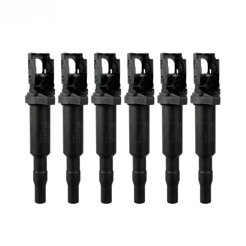 

6PCS 0221504470 12138616153 Ignition Coils 12137594596 12137571643 For Bosch Fits BMW 325 530 535 X3 C1795 C1826