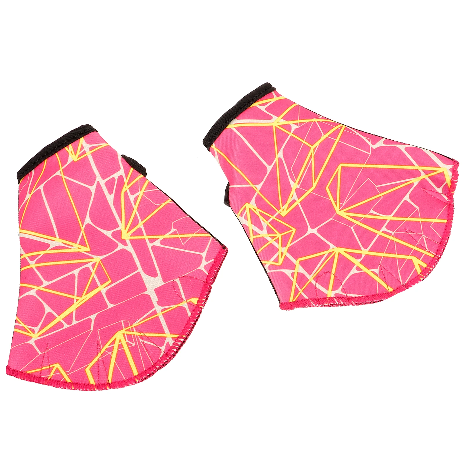 

Webbed Swimming Gloves Cloth Material Adjustable Practical Unisex Adults Pool Diving Water Sports Swim Training MittsM Size