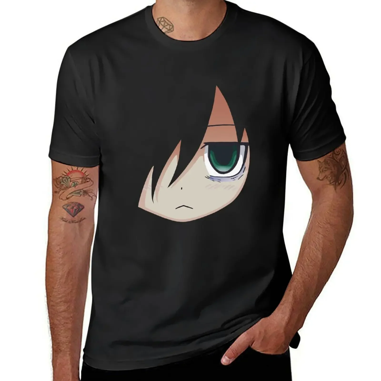 Kuroki Tomoko T-Shirt vintage anime shirt quick-drying shirts graphic tees clothes for men