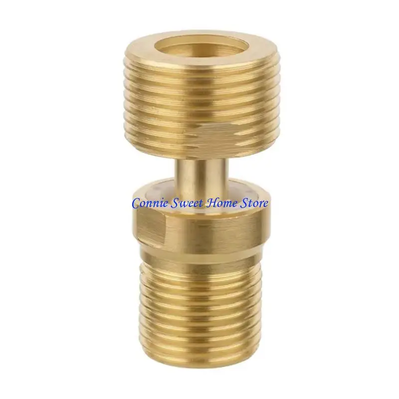 

LXAF Brass Nipples Connectors Angled Curved Foot Thread Plumbing Joints for House