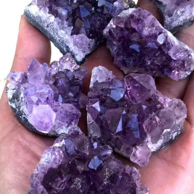 Améthyste naturelle cristaux bruts pierres violet brut Quartz cristal Reiki énergie de guérison pierre précieuse pierre minérale décoration de la maison