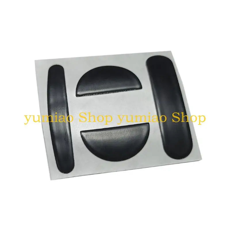 587B 1 conjunto adesivos mouse pretos para MX 3 contém 1 almofada desinfetante