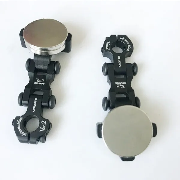 1 PAIR Commonkani/Ver 2.0 Metal Invisible Car Shell Column with Magnet/2pcs (Ultimate Black Version)
