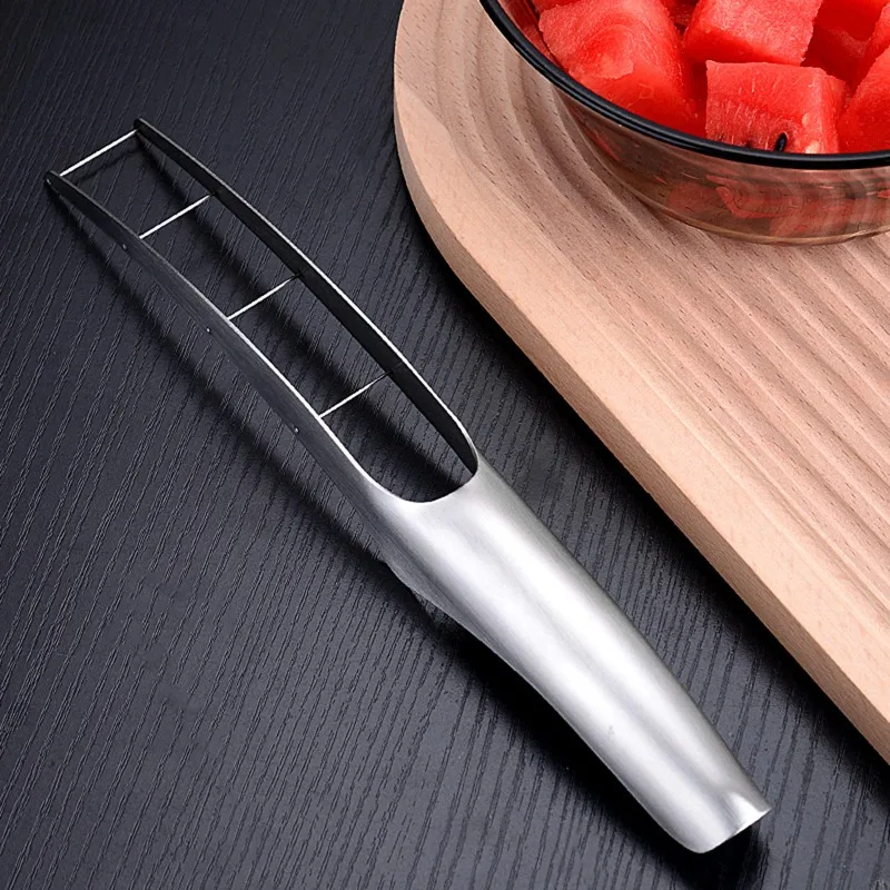 Summer Watermelon Slicer Watermelon Cutting Machine No Dirty Hand Multifunctional Slicer for Melon Kitchen Tools