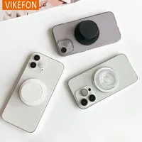 Magnetic Folding Mobile Phone Grip Holder Socket Pocket Support for Magsafe IPhone Mac Samsung Safe Ring Finger Expanding Stand