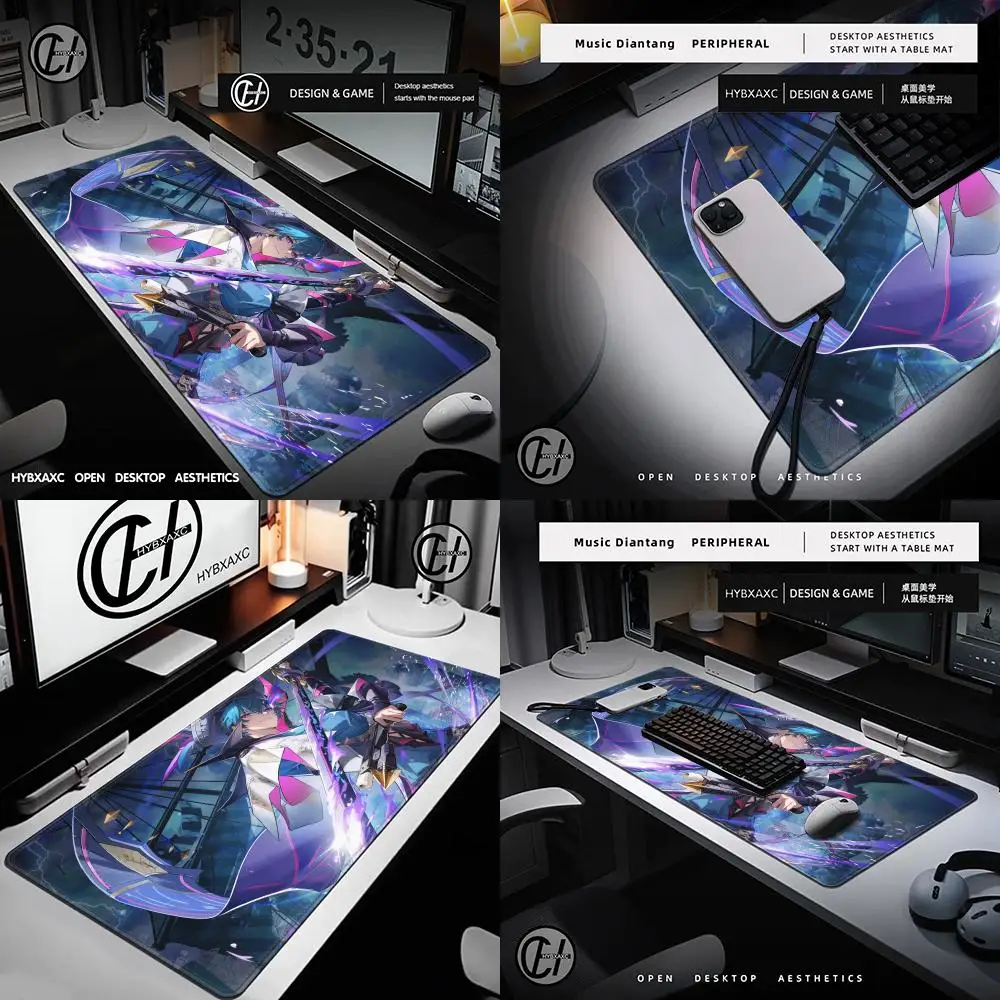 

Mouse Pad Computer Wuthering Waves Mousepad Laptop Anime Brant Gamer Rubber Keyboard Pad PC Gaming Accessories Desktop Mouse Mat