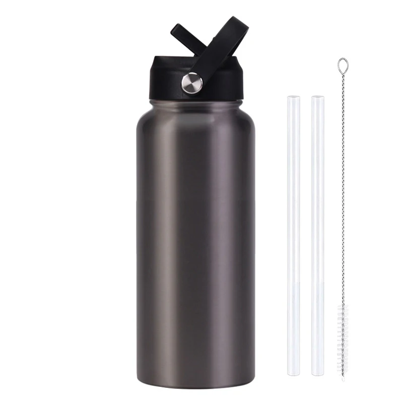 

1000ml Custom Water Bottle with Straw Personalized Gift with Name or Logo