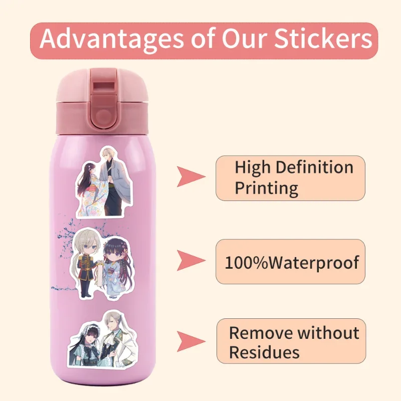 55/30/10PCS Popular Anime Surrounding Graffiti Stickers Luggage Mobile Phone Tablet Cup Stickers Cute Comic Exhibition Gifts