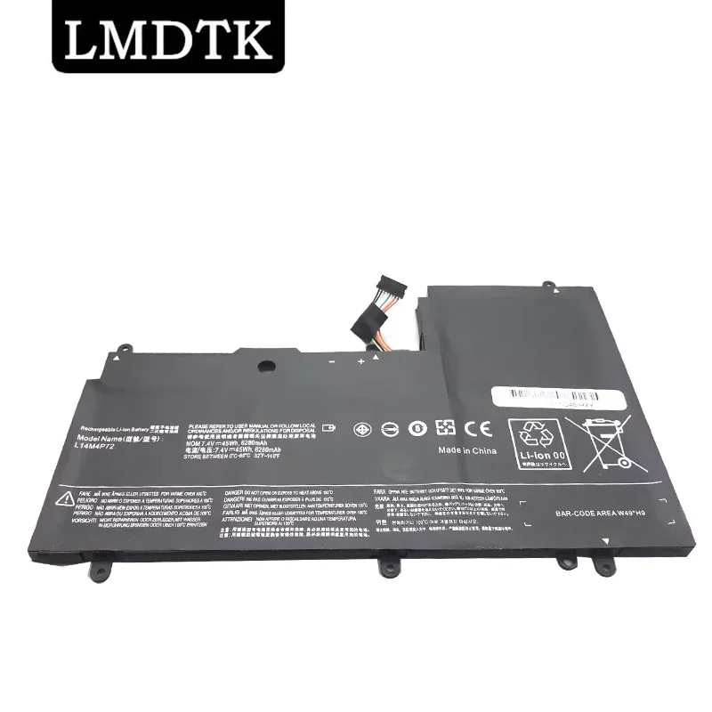 LMDTK New L14M4P72 Laptop Battery For Lenovo Yoga 3 14 Yoga 700 14ISK Series Yoga3 14-IFI Yoga 3 14-ISE 7.4V 6230mAh