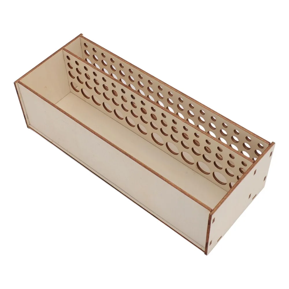 1pcs Portable 69 Holes Paintbrush Holder Wall Mountable Multipurpose Brush Stand Rack Artist Brush Organizer For Pencils Storage