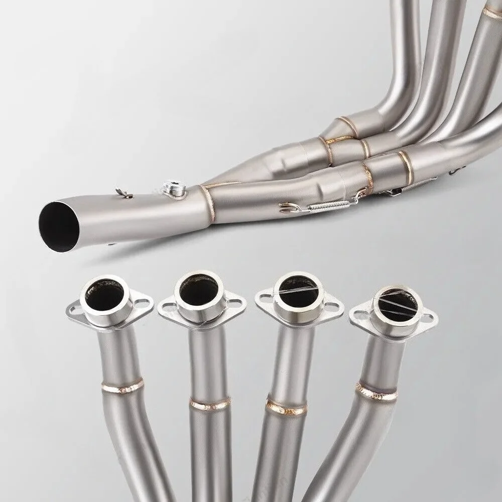 Für Yamaha R6 2006-2020 YZF-R6 YZFR6 Auspuff 51mm Slip-On Krümmer Mittelrohr Auspuffanlagen Auspuffrohre – Detail 6