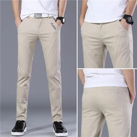 

Men's Golf Clothing 2024 Spring Men's Golf Wear Spring Elastic Golf Pants Fashionable Mens Long Pants Golf Wear Men Horse Trouse