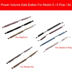 Power & Volume Key Button For Xiaomi Redmi 5 5A Plus Side Key Button Switch ON / OFF Audio Down And Up Replacement Repair Parts