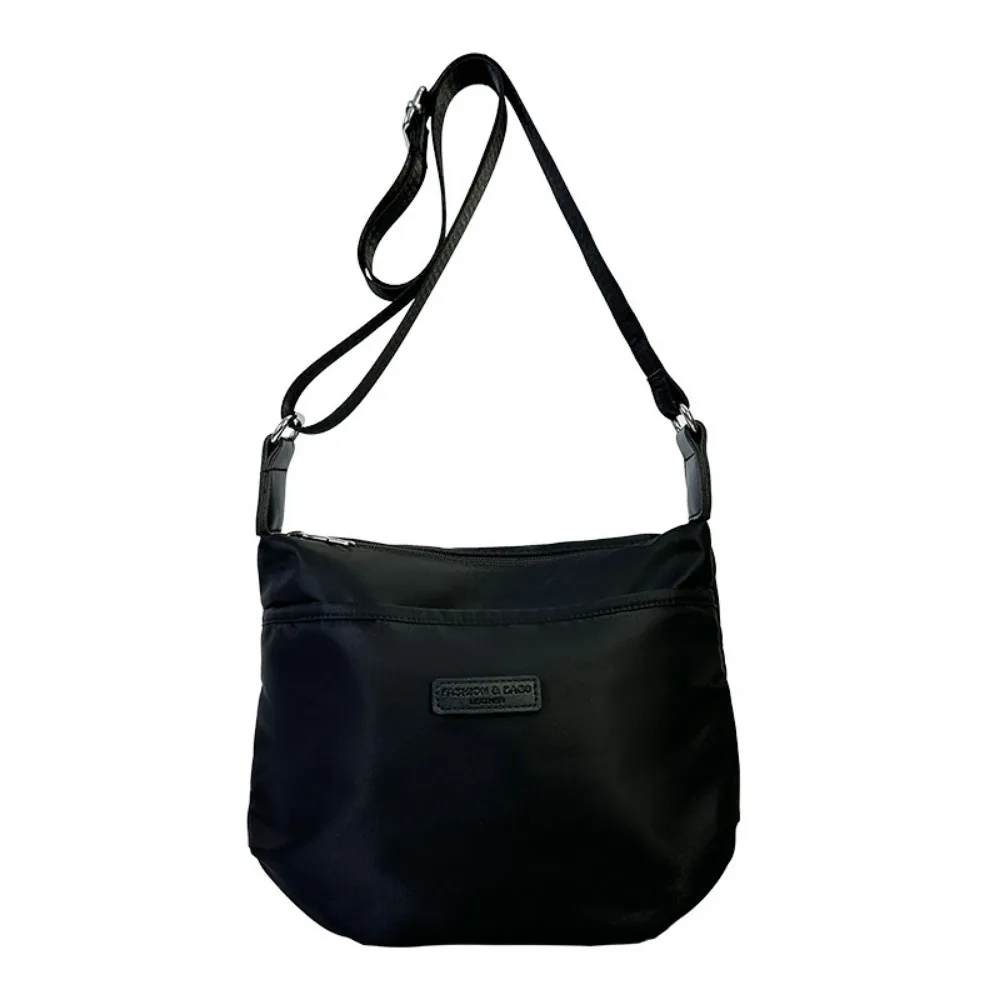 

High Quality Quick-dry Nylon Shoulder Bag Harajuku Portable Men Crossbody Bag Pendant Zipper Pouch Mobile Phone Pack Unisex