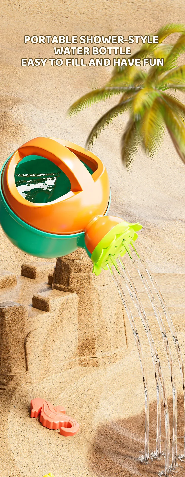 الشاطئ حفر الرمال أداة دلو مجرفة أشعل النار مجموعة قوالب الرمل الحيوانية في الهواء الطلق لعبة شاطئ البحر رمل لعب لعبة طفل هدايا عيد الميلاد #6