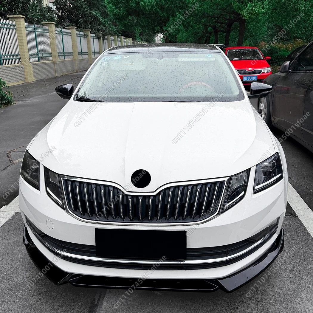 

Car Front Bumper Spoiler Lip For Skoda Octavia MK3.5 2018 2019 2020 Glossy Black Splitter Diffuser Spoiler Guard Body Kit Tuning