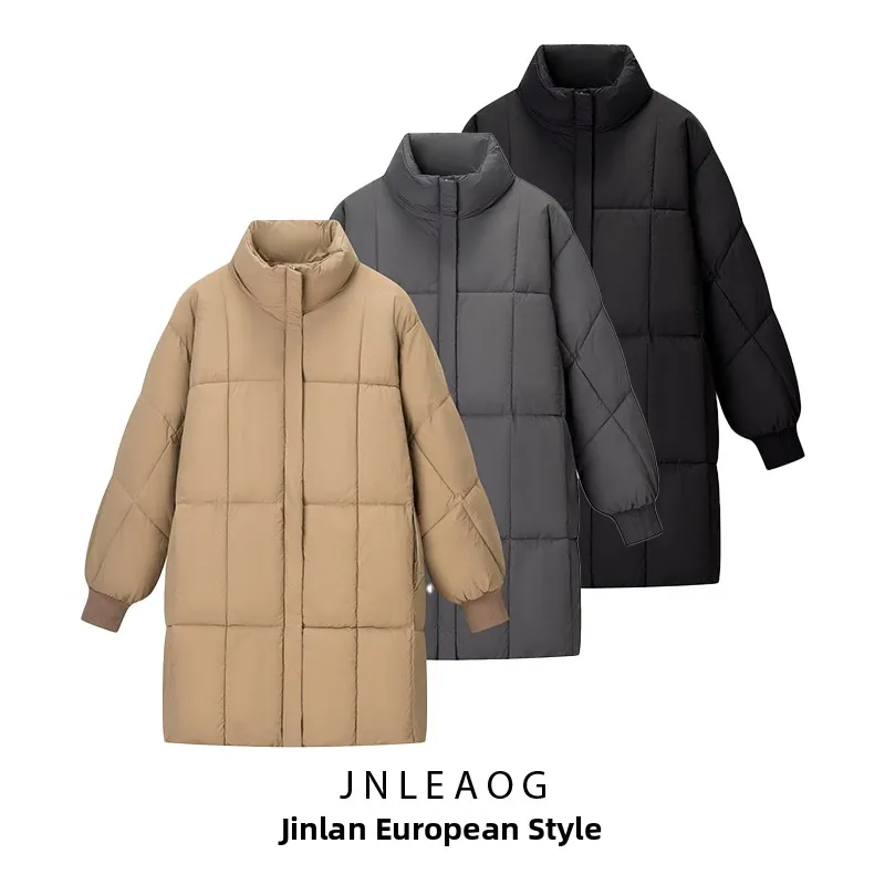 

Faionable Универсальный хлопковый воротник-стойка, женский уличный костюм, длинная застежка-молния, цвет, высококачественное ощущение