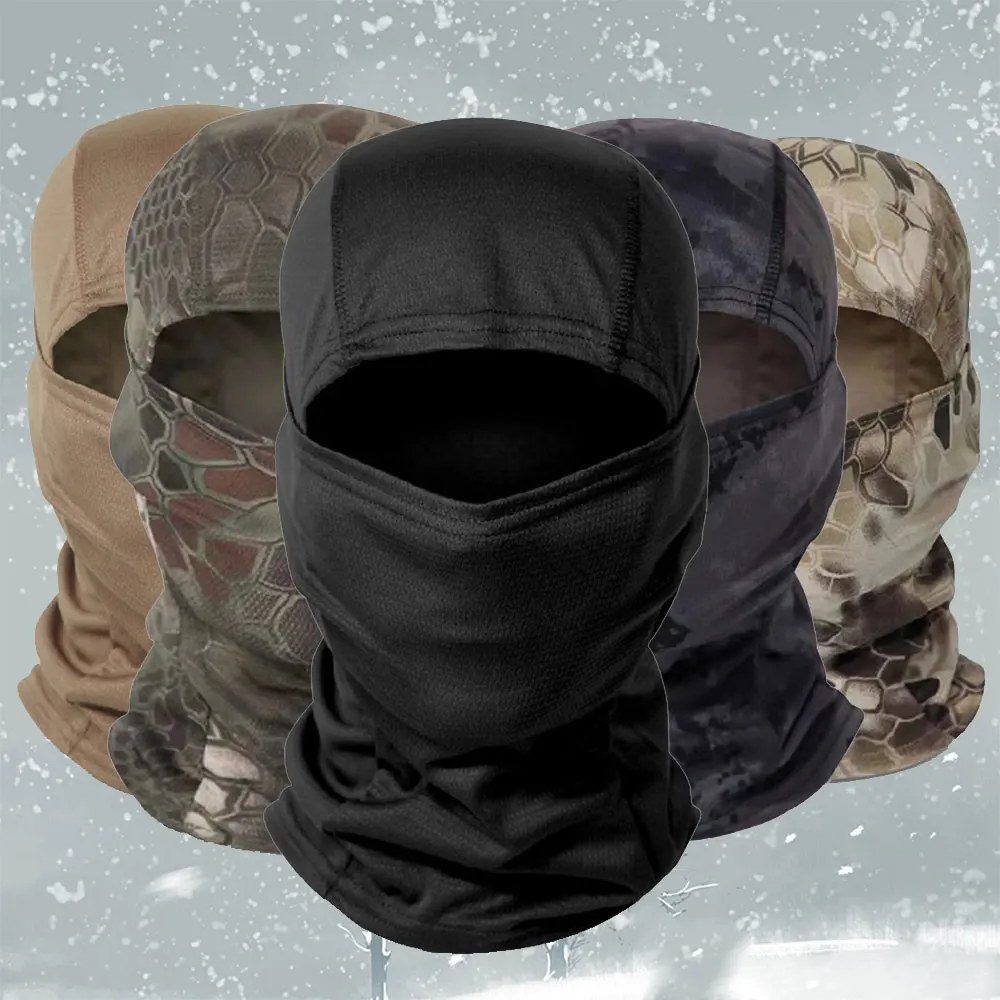 Windproof Balaclava Hat Motorcycle Face Mask For Men Women Full Face Mask Hood UV Protection Ski Sun Hood Tactical Masks
