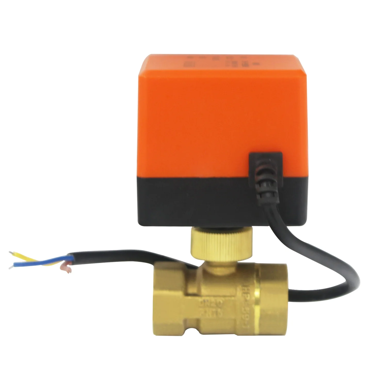 DN15/20/25/32/40/50 AC220V 12V 2 Way Brass Electric Ball Valve Three Wire 1 Control 2-Way Solenoid Valve 1/2' 3/4' 1'