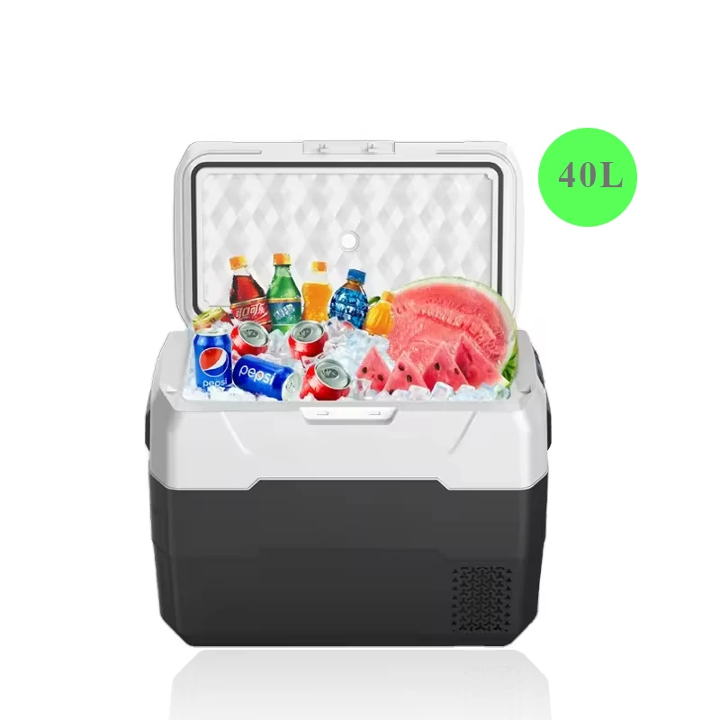 

Manufacturer 12V Compressor Refrigerator Freezer Car Truck Mobile Fridges Portable Outdoors 40L 50L 60L 100L Fridge Custom