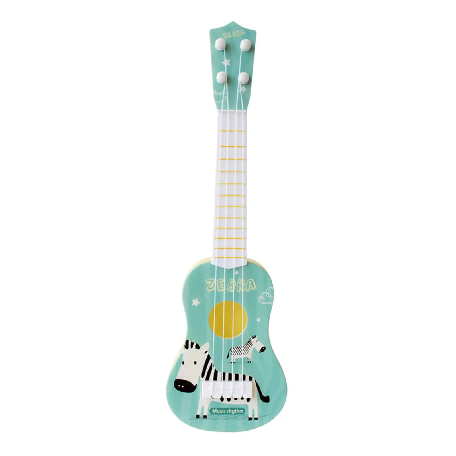 Guitar Toy Portable Kids Toy Ukulele Musical Instrument Toy for Preschoolers Boys Girls Beginner Birthday Gifts Children