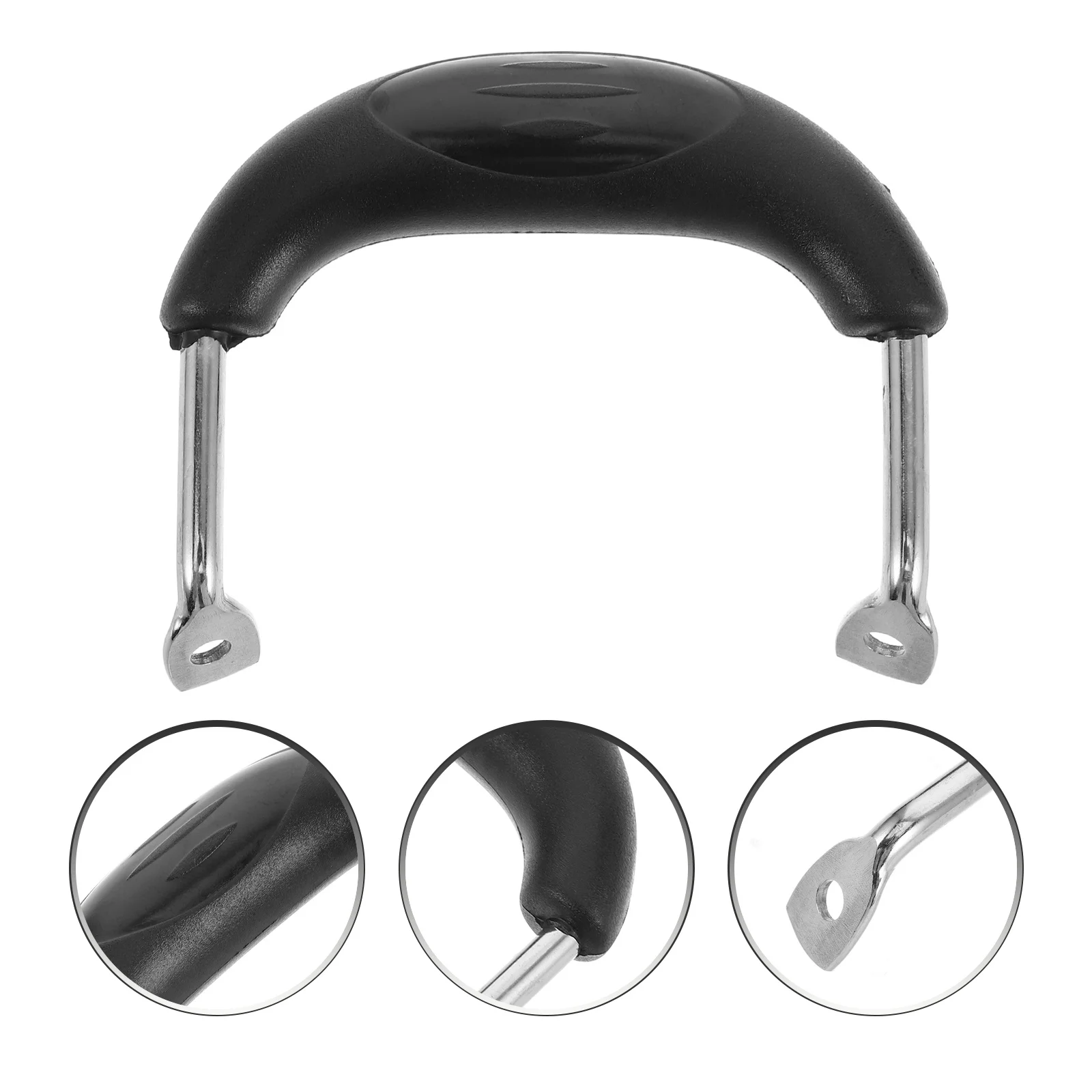 

1Set Stainless Steel Pot Side Handle Replacement Anti-Scald Pressure Cooker Pan Ear Sturdy Comfortable Grip Pot Lid Accessories