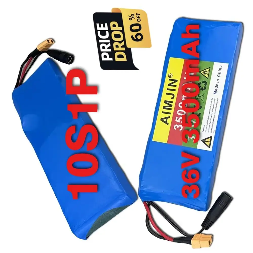 

36V 3500mAh 100% true capacity 36V electric scooter battery lithium electric scooter 500W 10S1P battery