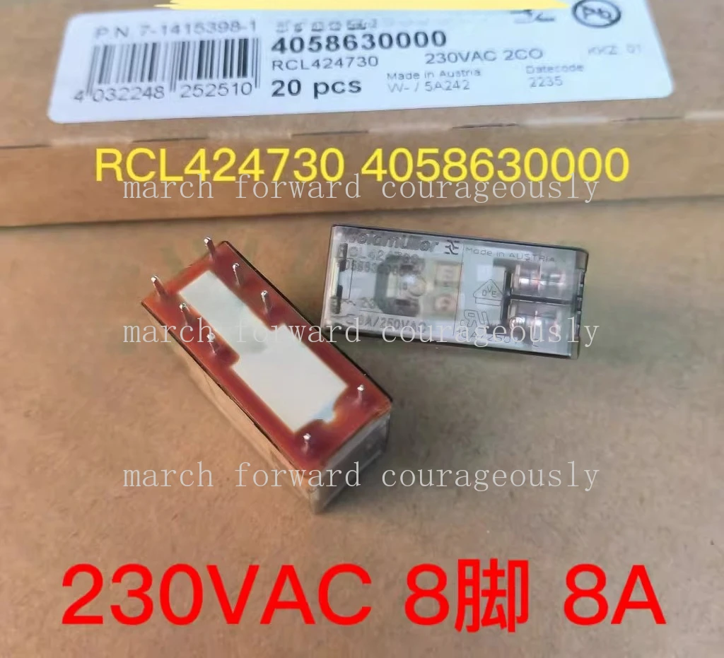 

Новый оригинальный продукт RCL424730 RCL114730 для реле Weidmüller 230VAC 5 8-контактный