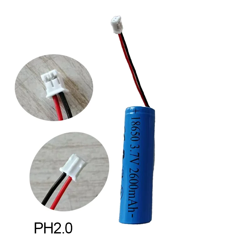 1S1P 18650 بطارية ليثيوم قابلة للشحن 3.7 فولت 2600 مللي أمبير مناسبة لفرشاة الأسنان الكهربائية سمّاعات بلوتوث 3 7 فولت قابلة للشحن #3