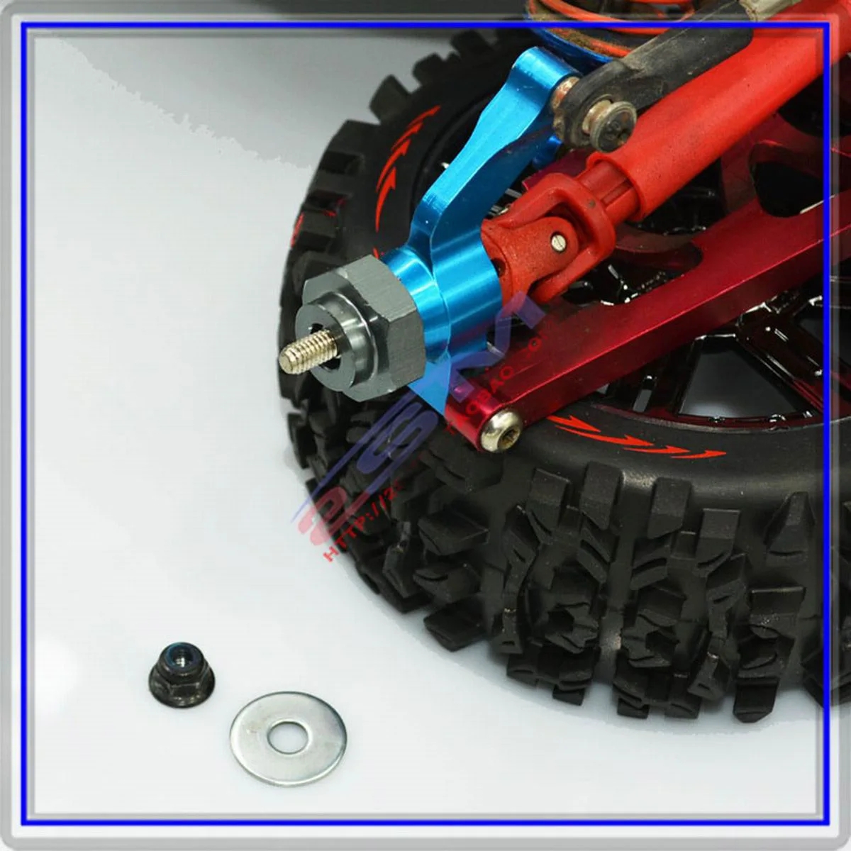 4 팩 12mm 턴 17mm 휠 육각 어댑터 드라이브 허브 1/10 스케일, 타미야 축 RC4WD 트랙사스 HPI 히모토 HSP 로시 교쇼 바하 자동차용