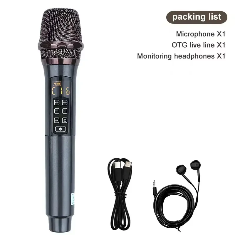 BOLRZO K6 sound card microphone with Bluetooth reverb intelligent noise reduction, suitable for Youtube TikTok
