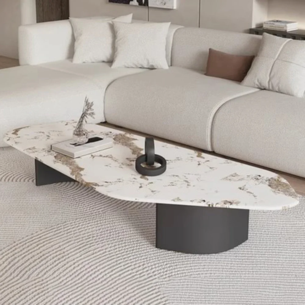 Large Aesthetic Irregular Coffee Tables Modern Unique Standing Floor Side Table Multipurpose Floor Moveis Para Casa Furniture