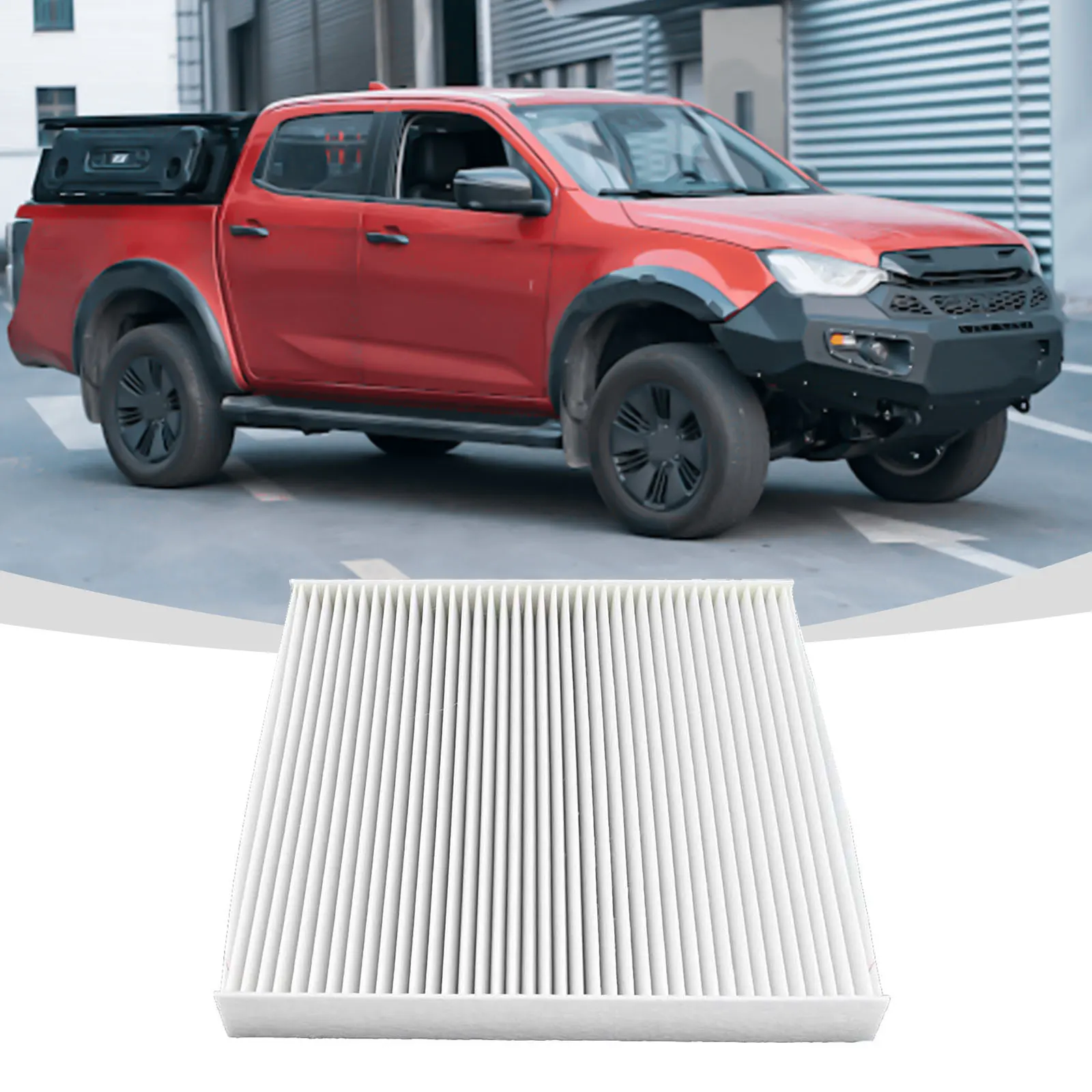Car Air Filter Cabin Air Filter For Car Maintenance White Replacement Cabin Filter For Dmax Replacement Filter