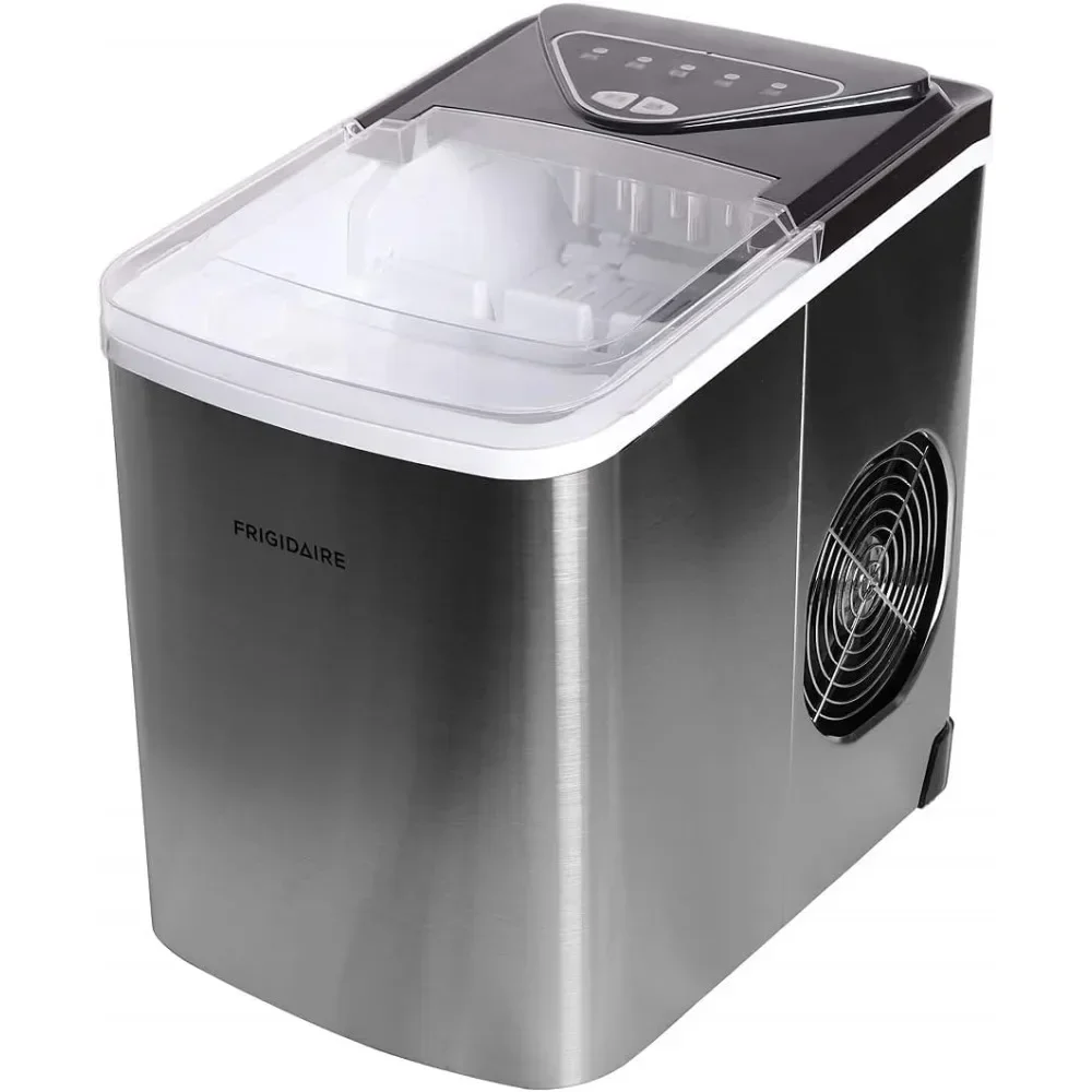 

tt Counter Top Maker, Produces 26 pounds Ice per Day, Stainless Steel