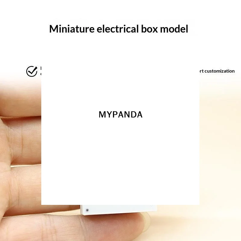 Miniature Electrical Distribution Box Model Realistic Details Customizable Design For Dollhouse Sand Table Photography Props