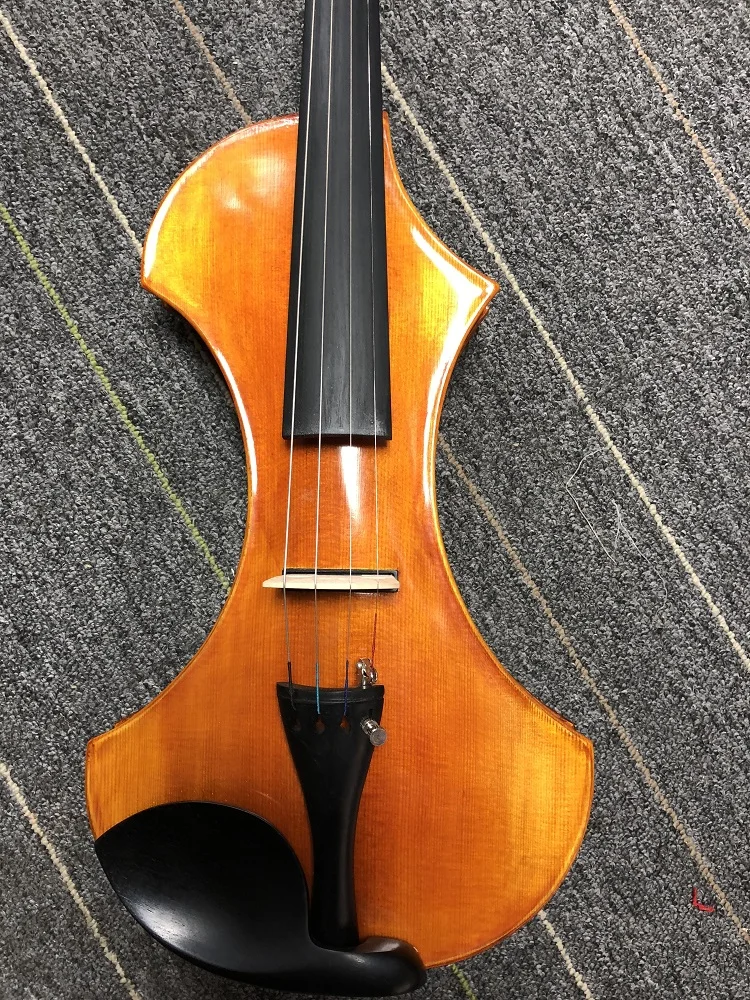 Handmade professional Flame Maple Electric Violin