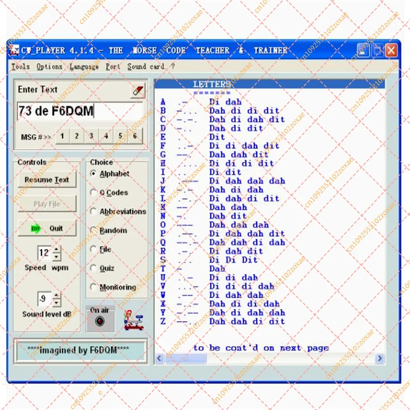 Morse code decoding encoder CW code audio serial port encoding and decoding up to 54