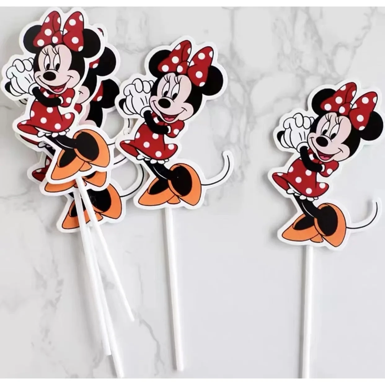 Anime Figure Disney Mickey Mouse Minnie Theme Birthday Party Decorations Cake Pull Flags Party Supplies Sunglasses Cosplay Gifts