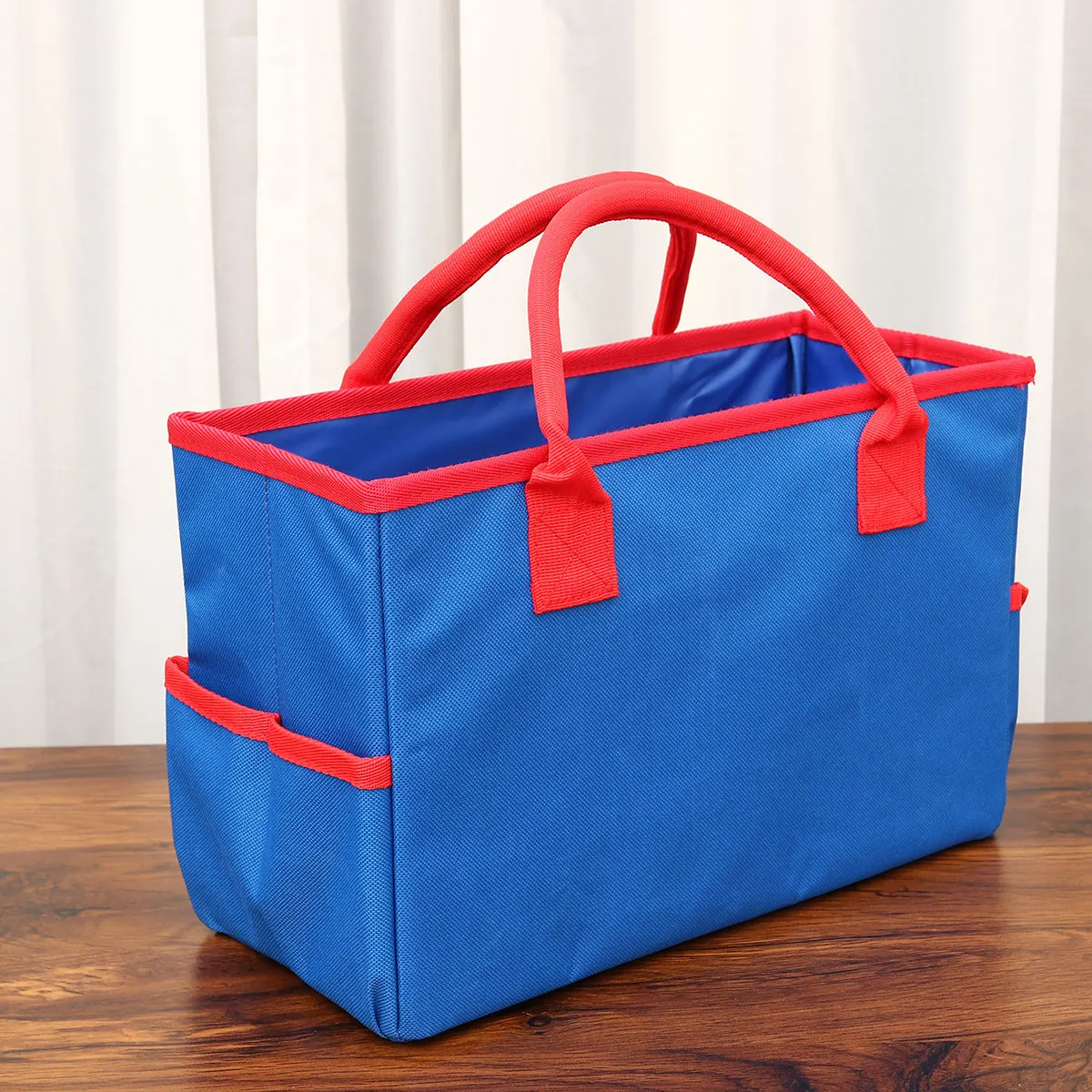

Storage Handbag Durable Oxford Pouch Lightweight Tote Bags Gardening Tool Supplies Cosmetics Books Newspapers Magazines Toy