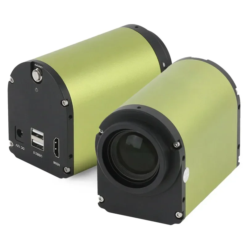 Zoom 1-14X vista de campo grande enfoque automático AF 4K HDMI 8MP microscopio electrónico de laboratorio soldadura Industrial cámara de larga distancia de trabajo