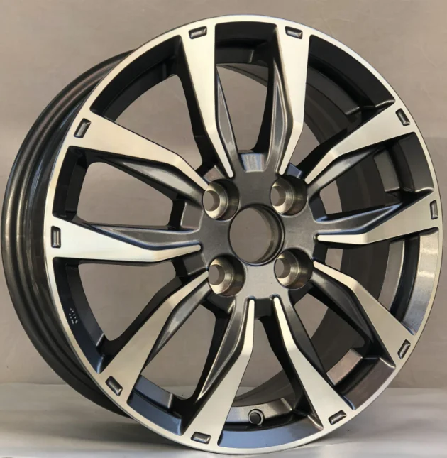 

Gunmetal Machined Face 4X100 Aluminum Alloy Mag Wheels Rims 15 Inch Fit for Toyota Set of 4