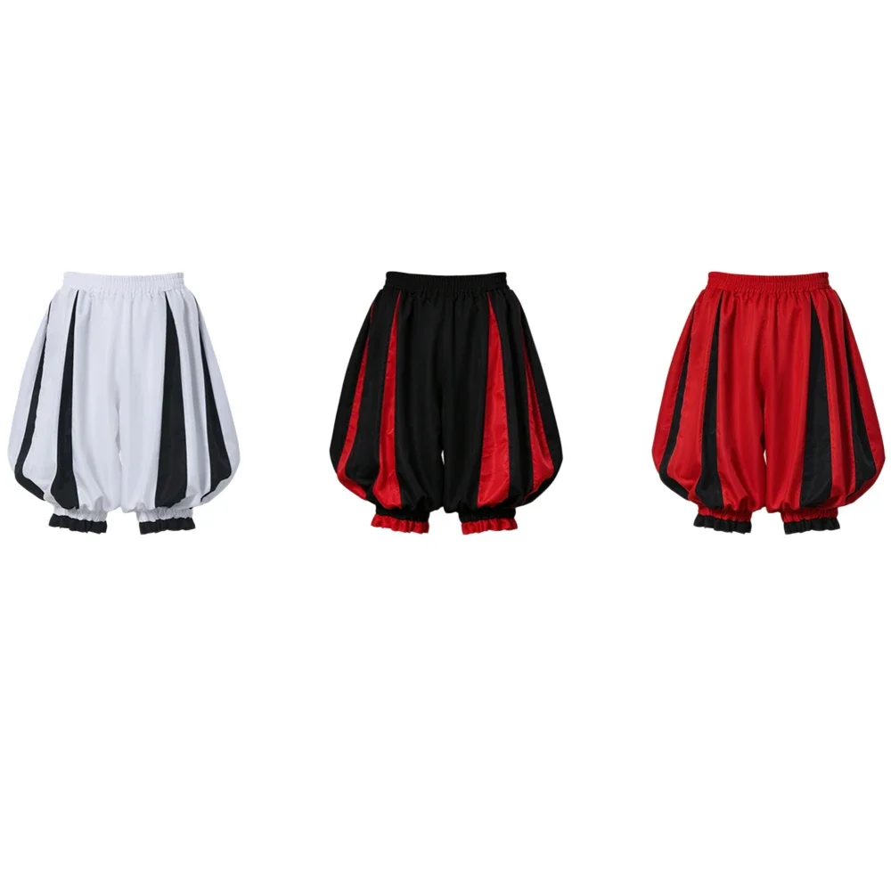 Clown Costume Pants for Men Medieval Halloween Party Cosplay Bloomers show costume women dance costume  evening dresses