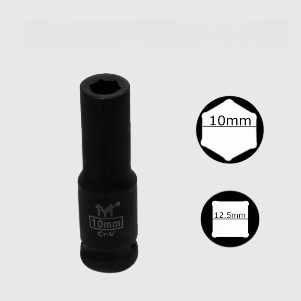 10-38mm 1/2 "Zoll Antrieb Tiefe Schlag Steckdosen Metrische Luft Pneumatische Steckschlüssel Kopf Standard Langlebig Auto Auto Lkw Reparatur Werkzeuge – Detail 4