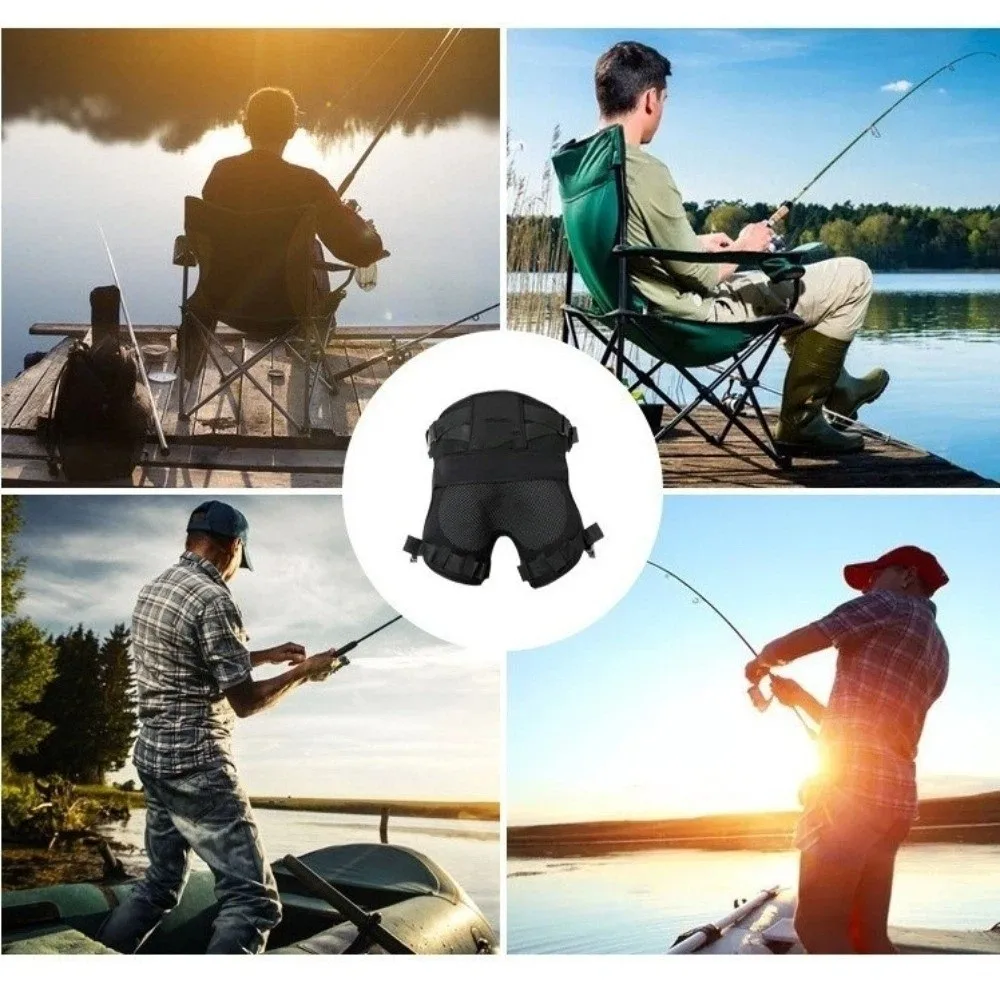 Trending Products Breathable Fishing Seat Cushion Adjustable Ultra-light Hip Pad Soft Anti-slip Rock Fishing Cushion Fishing