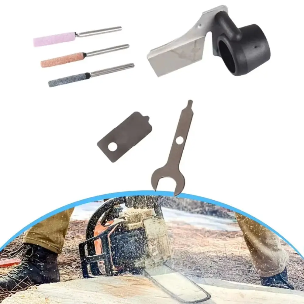 6pcs Metal Accessories Chainsaw Sharpening Kit Grinding Stone Optimal Performance Rotary Tool Accessory Set