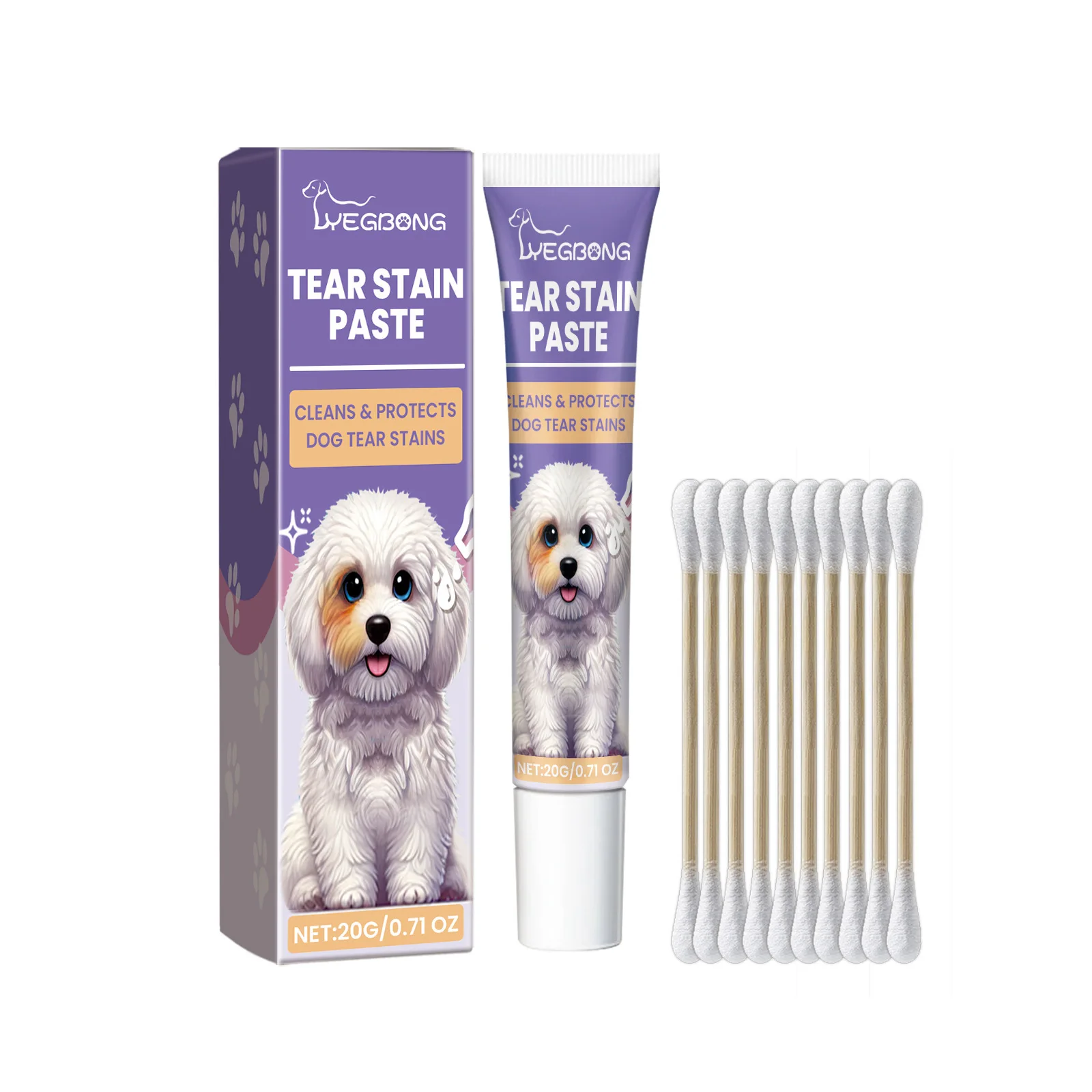 Pet Eye Ointment Tear Marks Remover Eyes Grooming Moisturizing Tears Dust Cleaning Removing Crust Mucus Dog Eye Stain Cleaner