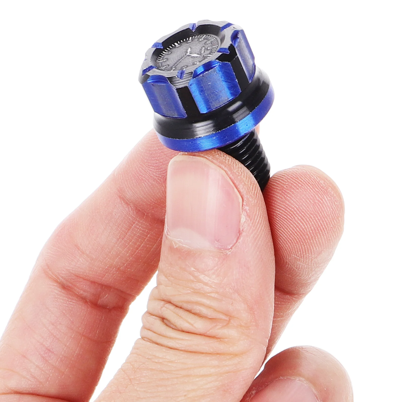 دراجة نارية مرآة ثقب المقابس سبائك الألومنيوم مرآة الرؤية الخلفية مسامير لمعظم الموديلات قطع غيار الزخرفية دائم #6